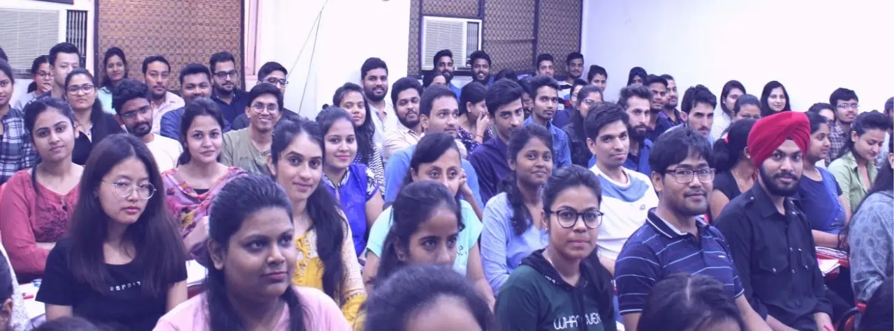 classroom image of our ias classes in delhi